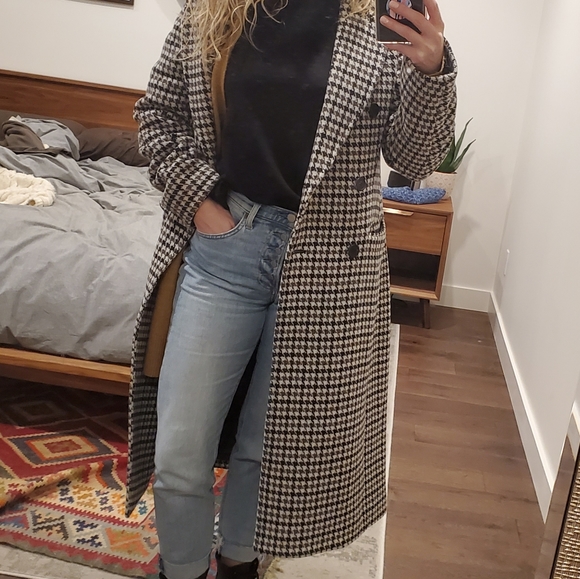 Wilfred Jackets & Blazers - Aritzia Wilfred Houndstooth Trench Coat